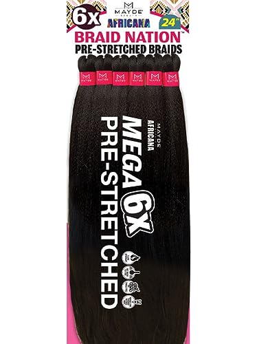 Mayde Beauty Synthetic Braid - 6X Braid Nation 24
