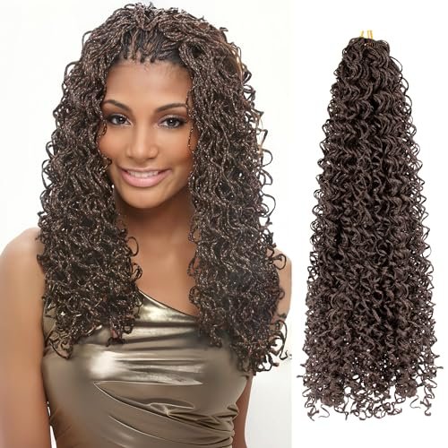 8 Packs of 55-Inch Wavy Small Box Braids Crochet Hair