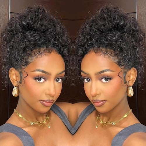 Hidden Strap 360 Skinlike HD Lace Front Water Wave Wig