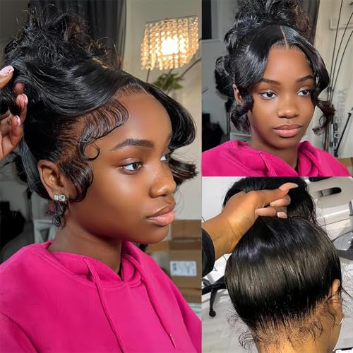 TwerkGirls Body Wave 360 Lace Front Wigs Glueless Human Hair
