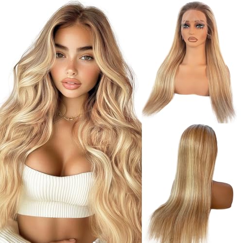 Munx Highlight Ombre Ash Blonde Lace Front Human Hair Wig