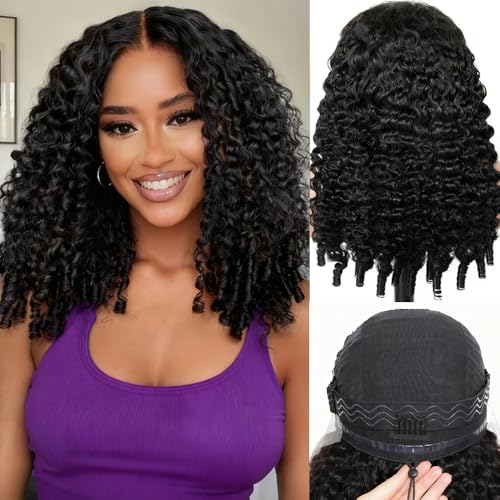 Lannaax Burmese Curly Wig Human Hair 13x6 HD Lace Frontal