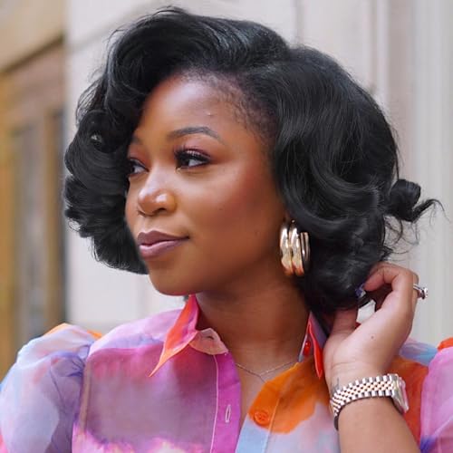Lady Miranda Short Curly Wig Short Bob for Black Women