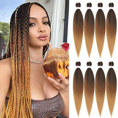 Pre-stretched Braids Hair Professional Itch Free Hot Water...