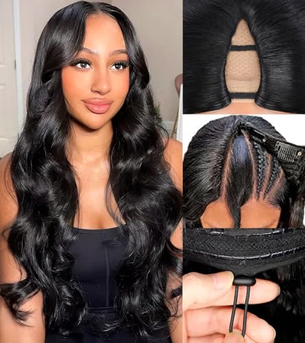 Mylene Hair V Part Wig Human Hair Body Wave Glueless