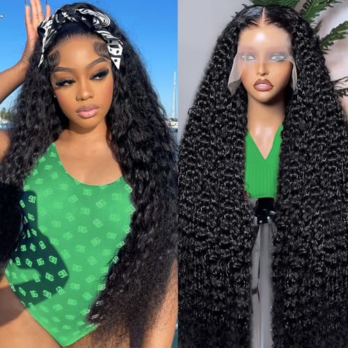 Vnrtkkn 30 Inch 13x6 HD Lace Front Deep Wave Wig