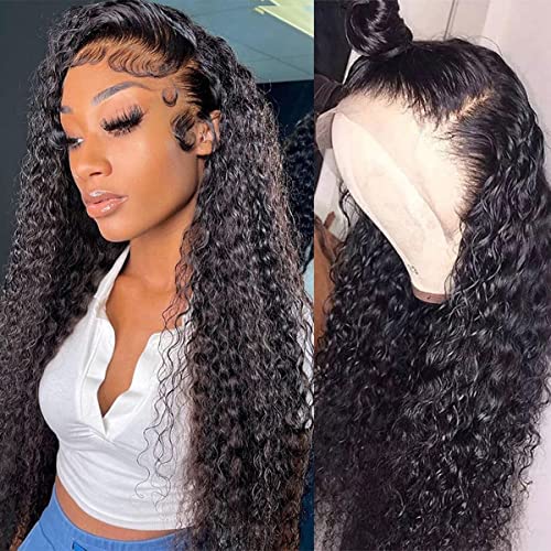 WPPIKK 13x4 Lace Front Wigs Human Hair Wet and Wavy