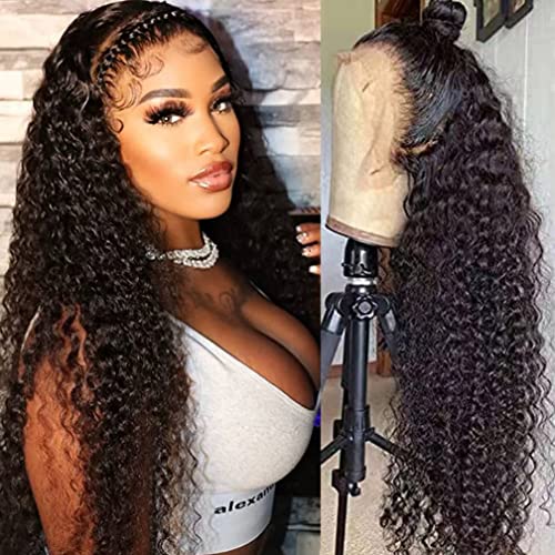 WPPIKK 13x4 Lace Front Wigs Human Hair Wet and Wavy