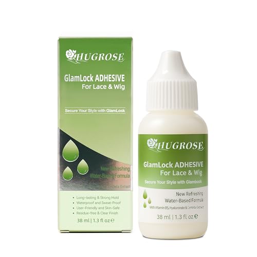Wig Glue, Fast Acting Lace Glue for Strong Waterproof Hold