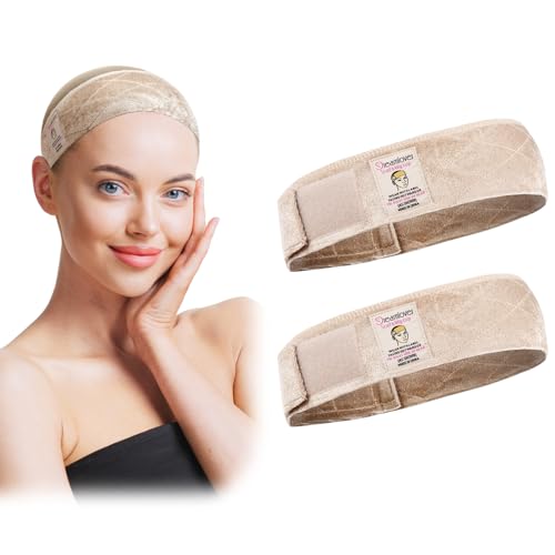 Dreamlover Wig Grip Band for Women, Nude, 2 Pieces