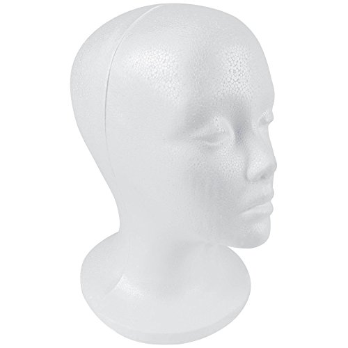 SHANY Styrofoam Model Heads ,Hat Wig Foam Mannequin Head