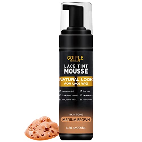 Lace Tint Melting Hair Mousse, 6.8 fl oz Medium Brown