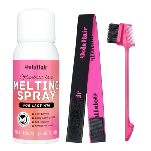 Dolahair Lace Melting Spray for GlueLess Wigs Bond Kit