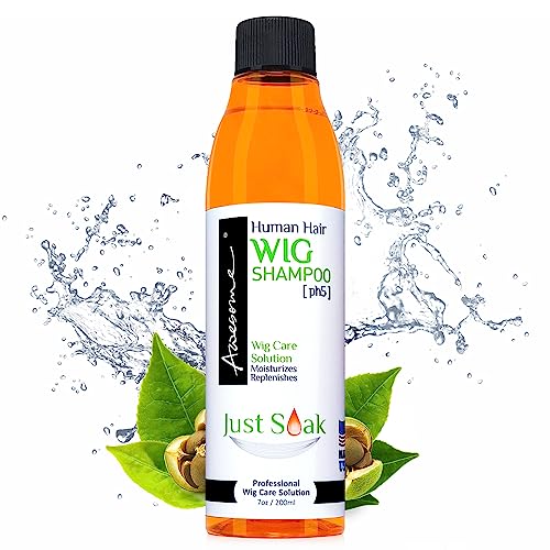 Awesome Human Hair Wig Shampoo, pH5, Wig Care Solution