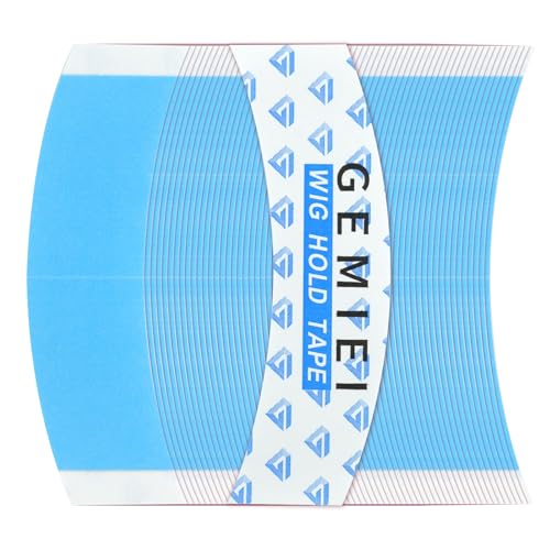 Gemiei 64pcs Lace Wig Tape Double Sided Waterproof Adhesive