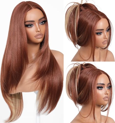 BrownBomb Cooper Blond Wear and Go Glueless Synthetic Wig