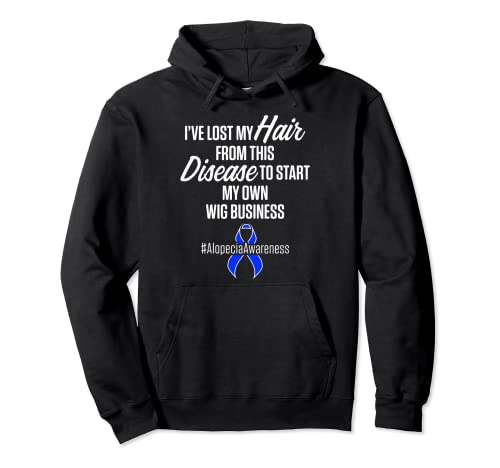 Alopecia Awareness Hair Loss Warrior Wig Survivor Pullover...