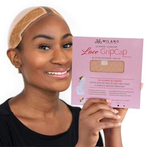 MILANO COLLECTION Lace Wig Grip Cap for Women, Non-Slip